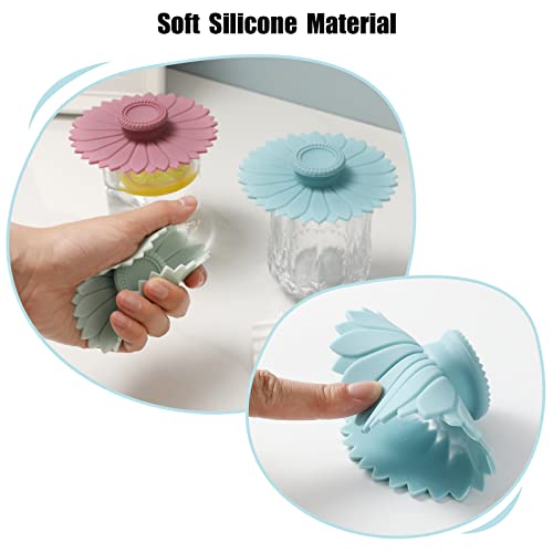 Sunflower Silicone Cup Covers (3 Count)