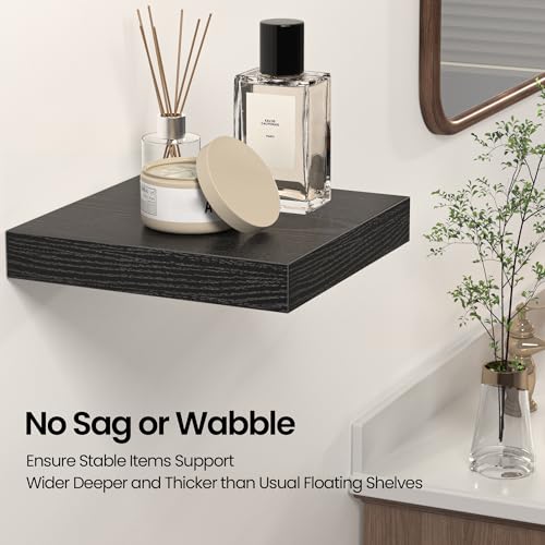 Square Floating Shelves for Wall (4 Count)