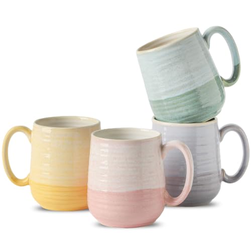 15oz Coffee Mugs Set of 4 (4 Count)