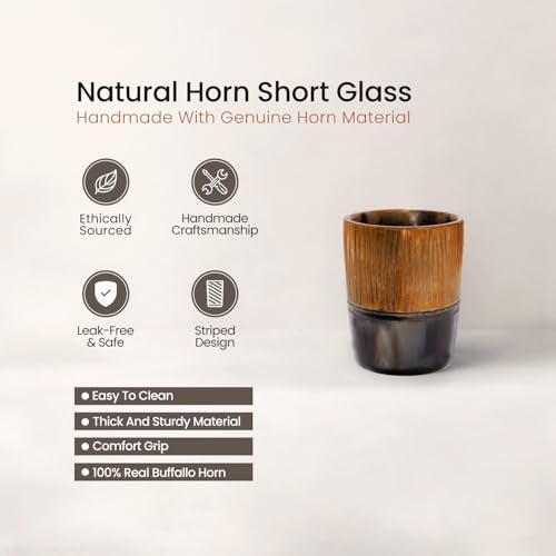Viking Horn Shot Glasses Set of 8 (8 Count)