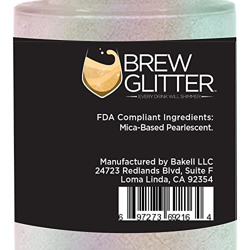 Brew Glitter Edible Drink Glitter Pump 1x 25g for Cocktails