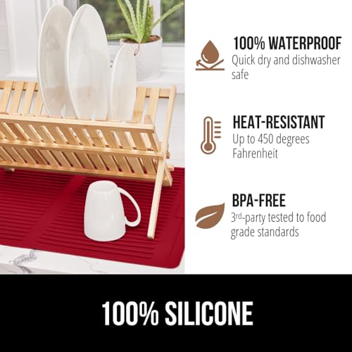 Patented BPA Free Silicone Dish Drying Mat