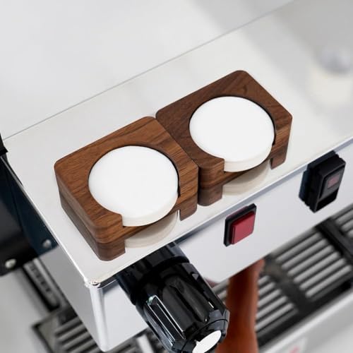 Wood Espresso Paper Filter Holder Stand 58mm