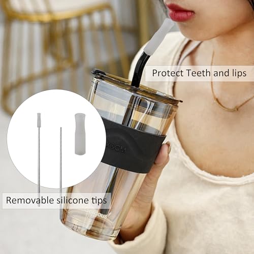 8Pcs Silicone Straw Tips