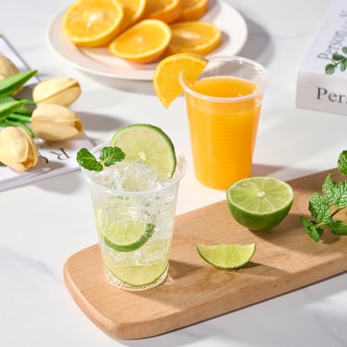2000 Pack 9 OZ Clear Disposable Plastic Drinking Cups for Restaurant (2000 Count)