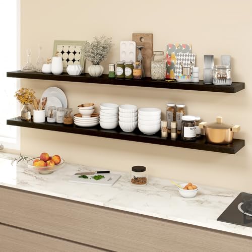 72 Inch Floating Shelves (2 Count)
