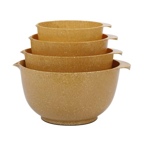 4.5 Quart Large Plastic Mixing Bowls Set