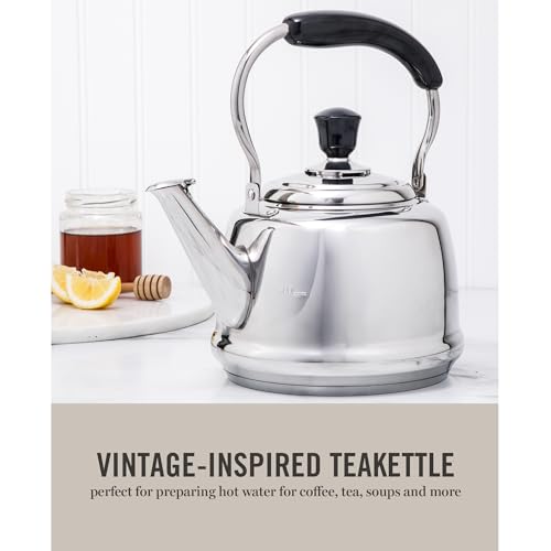 Kingstree Large 2 Qt Stainless Steel Tea Kettle