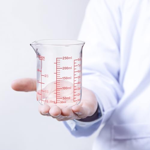 Ackers Borosilicate Glass Measuring Cup with Spout