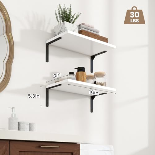 Deep Floating Shelves (2 Count)