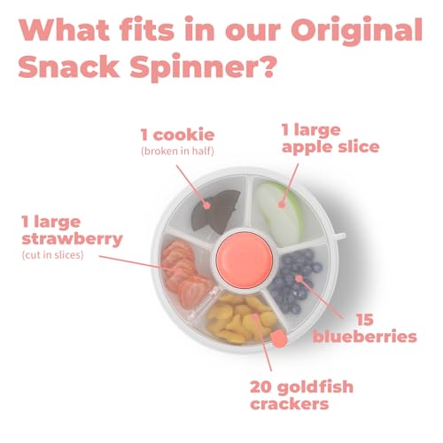 Kids Small Snack Spinner Flip Bundle with Hand Strap and Sticker Sheet