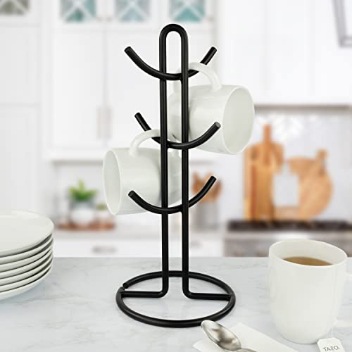 Euro Modern Mug Stand for Coffee Cups Mugs Espresso Teacups Kitchen Organizer
