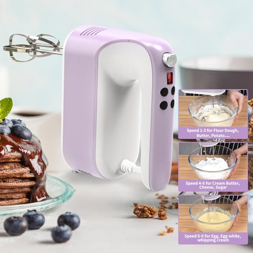 9 Speed Digital Hand Mixer Electric