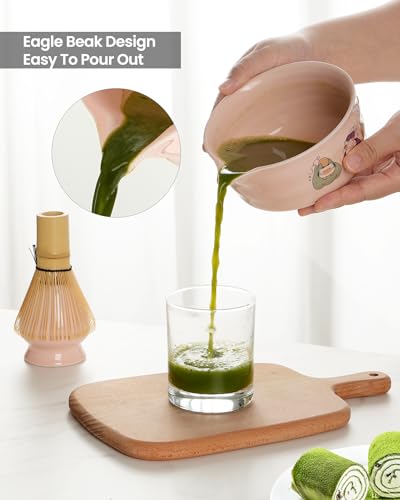Matcha Whisk Tea Set Kit Japanese Matcha Kit (7 Count)