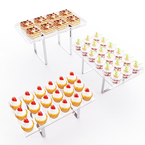 3 Pieces Cupcake Stand Holder