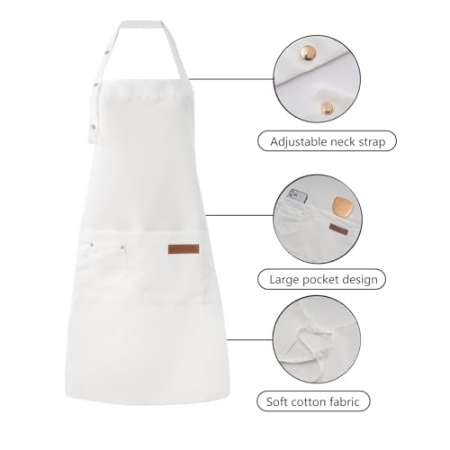 Art Aprons for Women Painting Pottery Baking