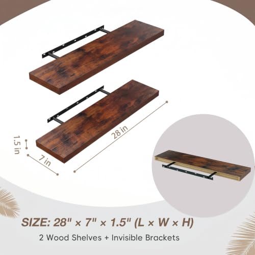 Floating Wall Shelves (2 Count)
