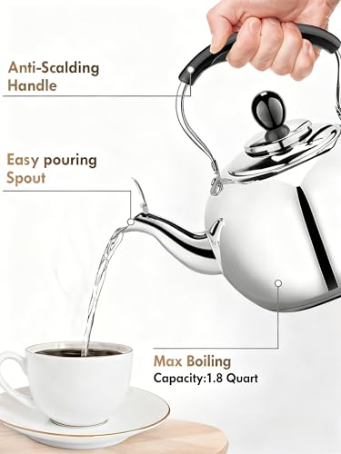 Stovetop Tea Kettle with Whistle