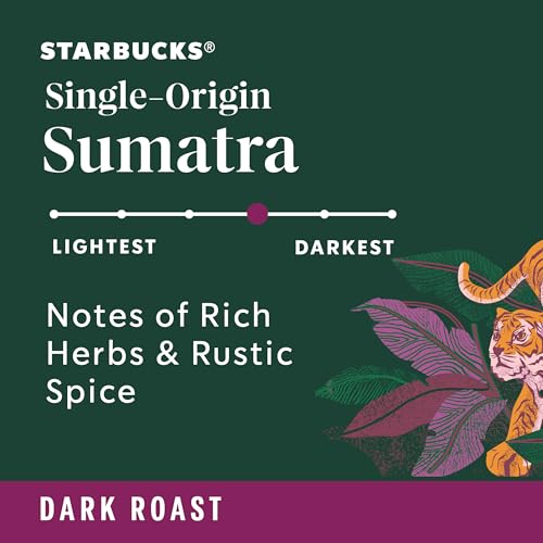 Ground Coffee Sumatra Dark Roast (18 Ounce)