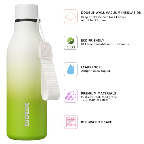 18oz Insulated Water Bottle