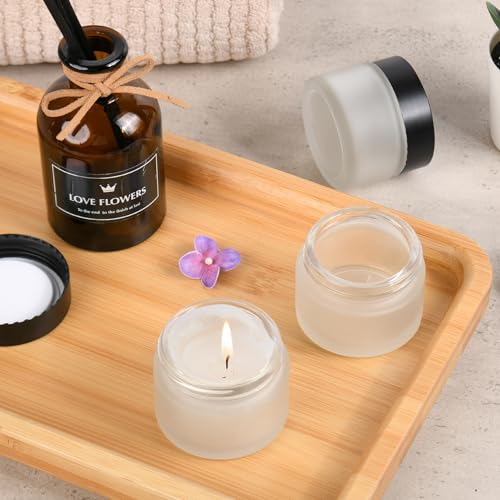 Glass Jars with Lids (24 Count)