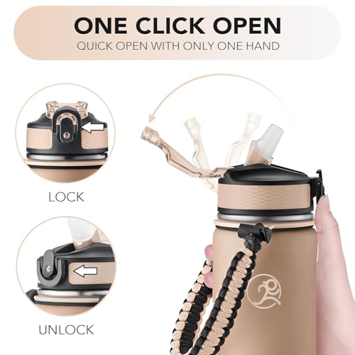 24oz Insulated Stainless Steel Travel Water Bottle