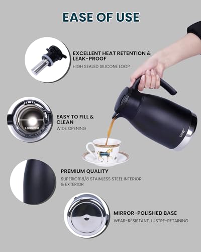 51oz Thermal Coffee Carafe with Infuser