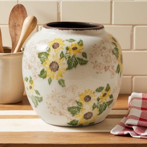Round Ceramic Vase