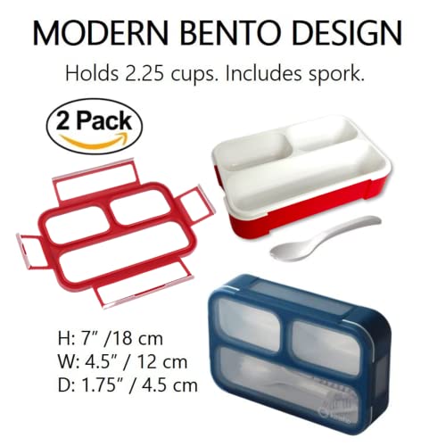 Small Snack Containers for Kids Toddlers (2 Count)