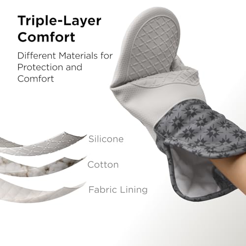 UltraShield Silicone Oven Mitts (2 Count)