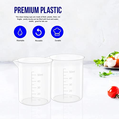 12 Pcs 17 Oz Transparent Experiment Measuring Cup