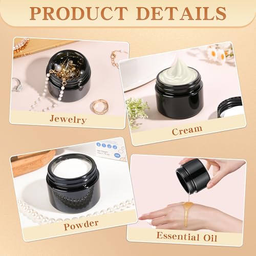 Glass Jars with Lids (24 Count)