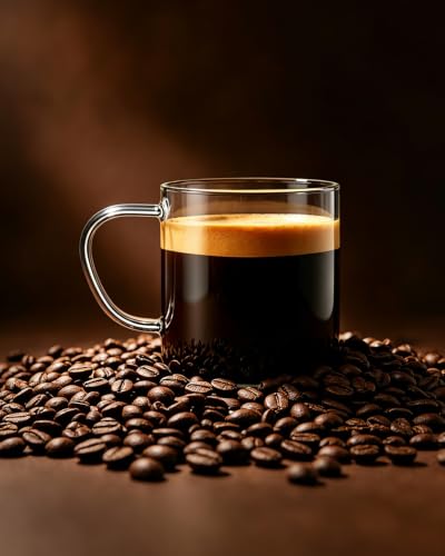 Glass Coffee Mugs (4 Count)