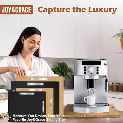 Appliance Slider for Kitchen Appliances 360° Rolling Sliding Tray for Coffee Maker Countertop