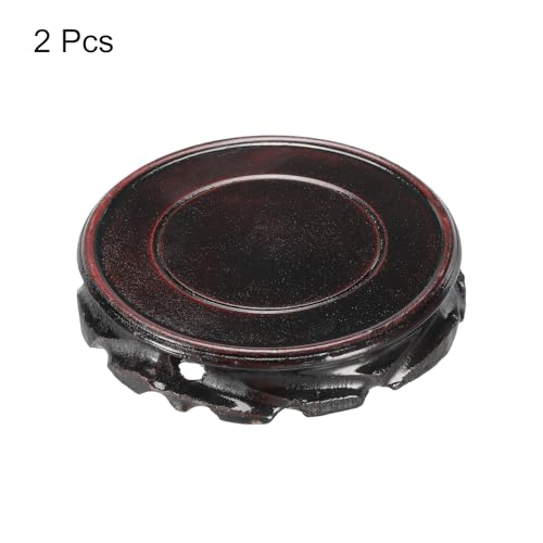 Wooden Display Stand Base 110mm (2 Count)