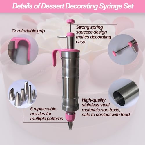 Dessert Decorating Syringe Set