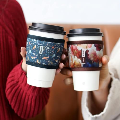 HotSok Coffee & Tea Reusable Insulated Neoprene Cup Sleeve