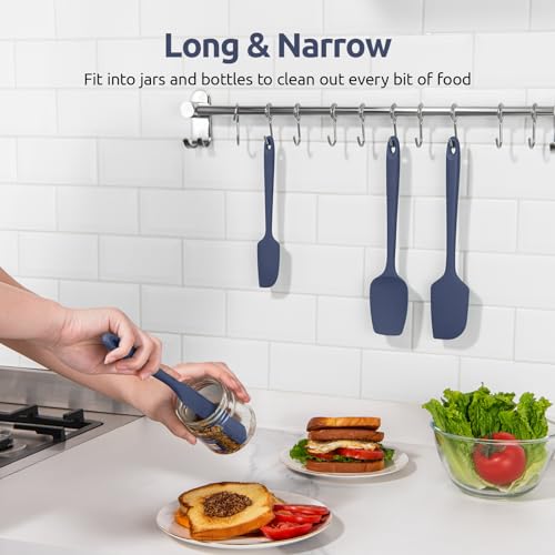 Heat Resistant Silicone Spatula Set (4 Count)