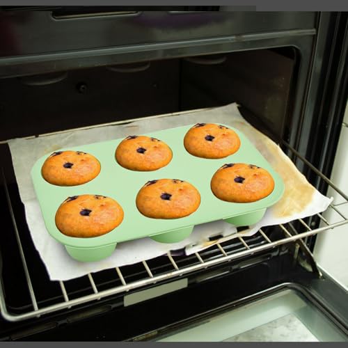 6 Cups Silicone Muffin Pan Set