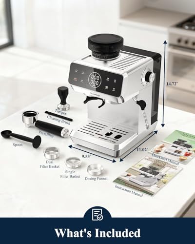 CM1620 Espresso Machine with Built
