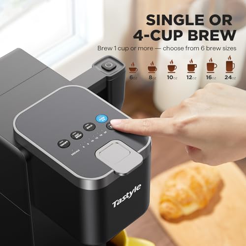 Single Serve Coffee Maker with Built