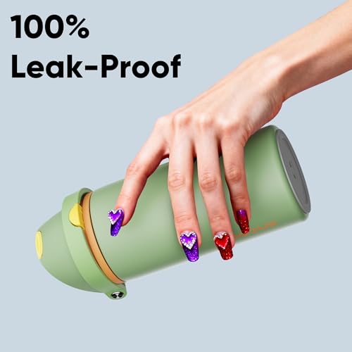 Insulated Water Bottle with Straw