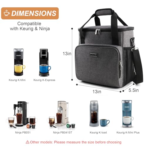 Coffee Maker Travel Bag Compatible with Keurig K