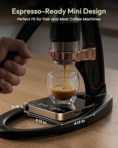 S2 Espresso Coffee Scale with Timer 0.1g Precision Shot Scale