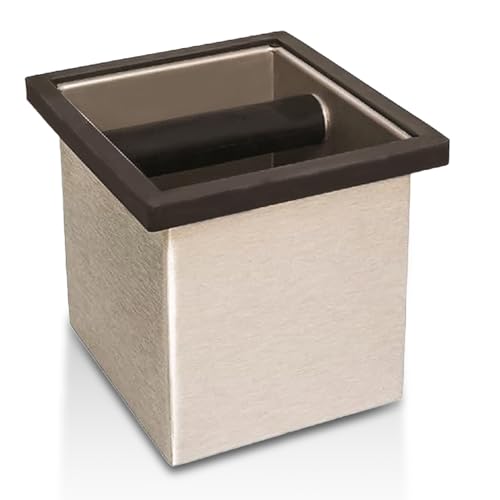 Stainless Steel Knock Box for Espresso Grounds