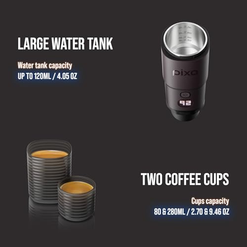 Pixapresso Espresso Machine Electric & Portable