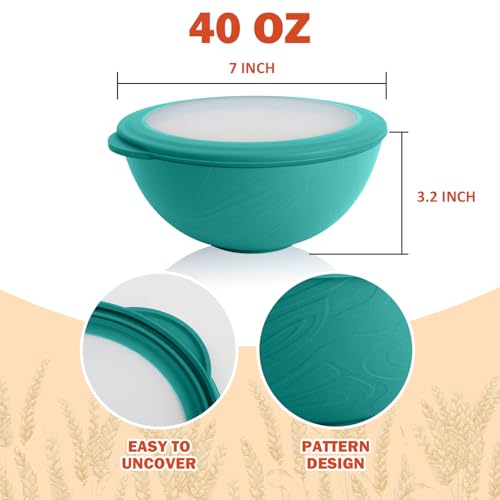 Wheat Straw Bowls Set of 4