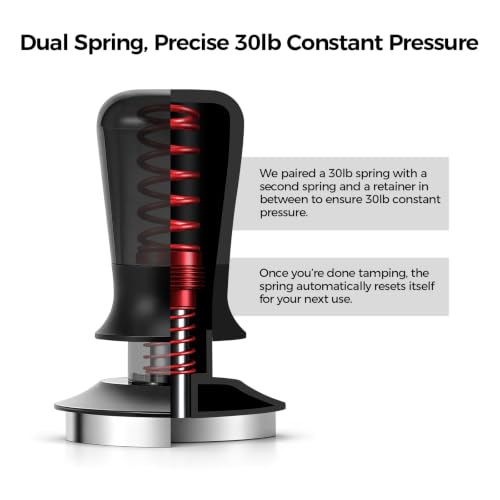 51mm Semi Transparent Espresso Coffee Tamper