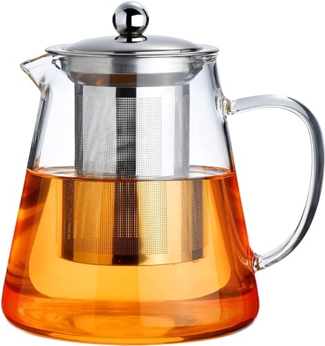 Glass Teapot Stovetop 44 OZ
