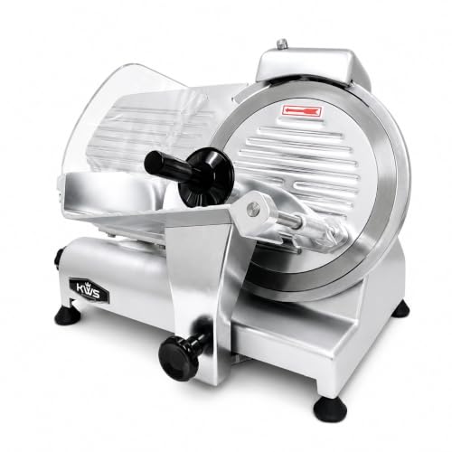 10" Electric Meat Slicer with Bread Slicing Attachment